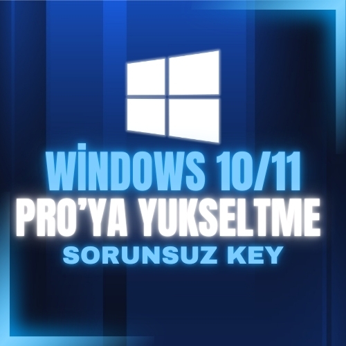  Windows 10-11 Pro\ya Yükseltme Keyi